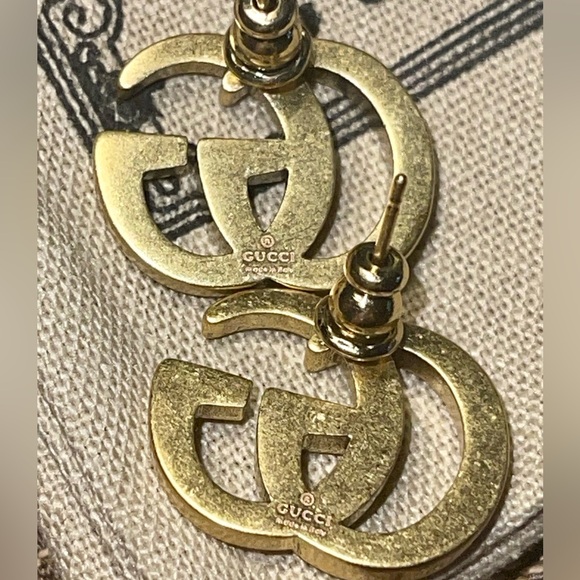 LOW START 3 Authentic Gucci Earring’s Classic GG design full inclusion! - Picture 5 of 9